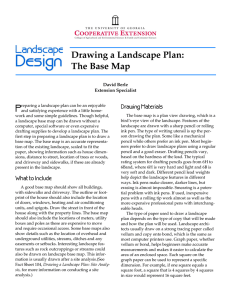 P Drawing a Landscape Plan: The Base Map Drawing Materials
