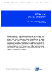 NGNs and Energy Efficiency