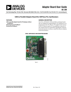 Adapter Board User Guide UG-389