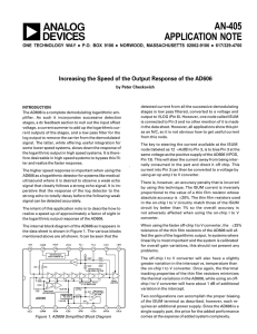 a AN-405 APPLICATION NOTE •