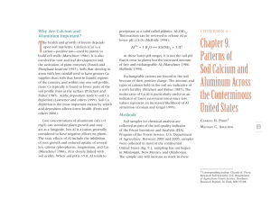 Chapter 9. CRiTeRiOn 4— Why Are Calcium and Aluminum important?