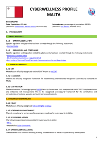 CYBERWELLNESS PROFILE MALTA