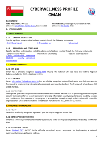 CYBERWELLNESS PROFILE OMAN