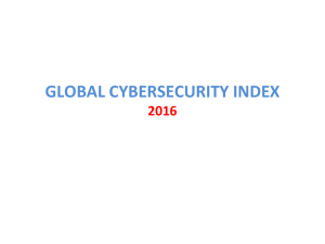 GLOBAL CYBERSECURITY INDEX 2016