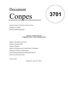 Conpes 3701 Document