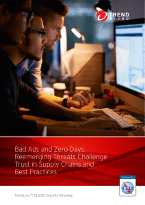 Bad Ads and Zero Days: Reemerging Threats Challenge Best Practices