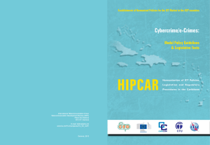 HIPCAR  Cybercrime/e-Crimes: