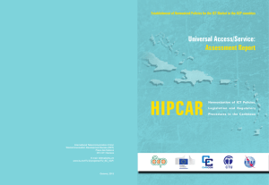 HIPCAR  Universal Access/Service: Assessment  Report
