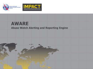 AWARE Abuse Watch Alerting and Reporting Engine