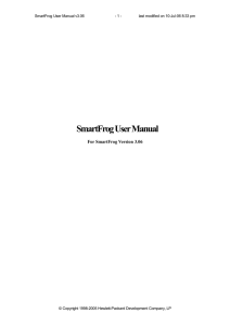 SmartFrog User Manual For SmartFrog Version 3.06