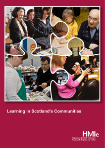 Learning in Scotland’s Communities