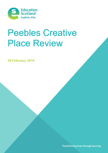 Peebles Creative Place Review 29 February 2016