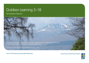 Outdoor Learning 3–18 Self-evaluation Resource
