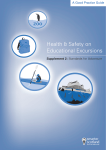 Health &amp; Safety on Educational Excursions Supplement 2: A Good Practice Guide
