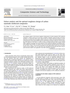 Failure analysis and the optimal toughness design of carbon nanotube-reinforced composites