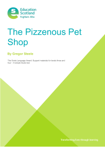 The Pizzenous Pet Shop By Gregor Steele