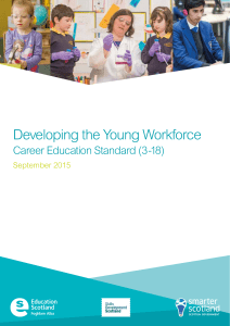 Developing the Young Workforce Career Education Standard (3-18) September 2015
