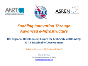 Enabling Innovation Through Advanced e-Infrastructure