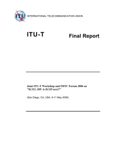 ITU-T Final Report