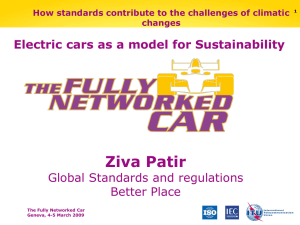 Ziva Patir Electric cars as a model for Sustainability Better Place