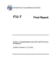 ITU-T Final Report