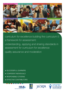 curriculum for excellence building the curriculum 5 a framework for assessment: