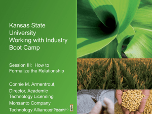 Kansas State University Working with Industry Boot Camp
