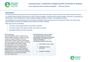 Learning journey: A Celebration of Gypsy/Traveller Communities in Scotland Introduction: