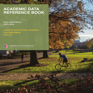 ACADEMIC DATA REFERENCE BOOK Forty-sixth Edition 2015–2016