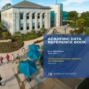 ACADEMIC DATA REFERENCE BOOK Forty-fifth Edition 2014–2015