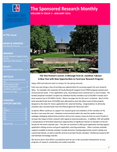 IN THIS ISSUE VOLUME IV ISSUE 1– JANUARY 2016 In This Issue