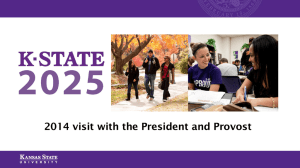 2014 visit with the President and Provost