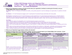 K-State 2025 Strategic Action and Alignment Plan