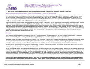 K-State 2025 Strategic Action and Alignment Plan