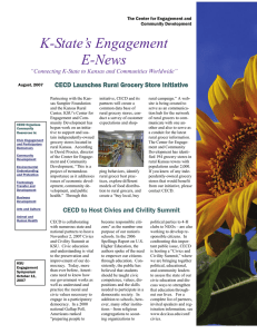 K-State’s Engagement E-News CECD Launches Rural Grocery Store Initiative