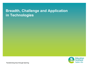 Breadth, Challenge and Application in Technologies Transforming lives through learning
