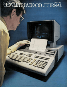 T(PACKARD JOURNAL .APRIL 1978 © Copr. 1949-1998 Hewlett-Packard Co.