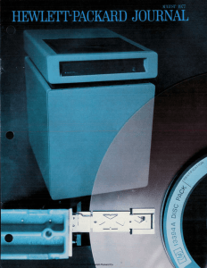 HEWLETT-PACKARD JOURNAL ArnrsT 19 \ © Copr. 1949-1998 Hewlett-Packard Co. â€¢Â«-f5:nS;.j