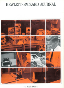 HEWLETT-PACKARD JOURNAL JULY 1968 © Copr. 1949-1998 Hewlett-Packard Co.