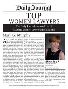TOP WOMEN LAWYERS A Murphy