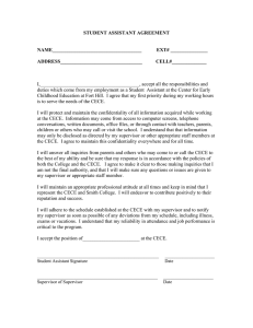 STUDENT ASSISTANT AGREEMENT
