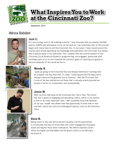 What Inspires You to Work at the Cincinnati Zoo? Africa Exhibit Josh C.
