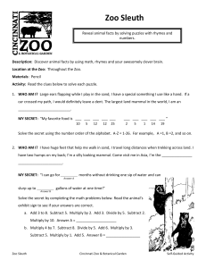 Zoo Sleuth