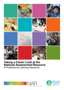 Taking a Closer Look at the National Assessment Resource