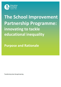 The School Improvement innovating to tackle educational inequality