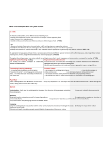 Third Level Exemplification: CEL ( Non-Fiction)