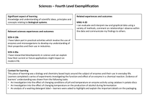 Sciences ‒ Fourth Level Exemplification