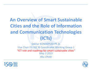 An Overview of Smart Sustainable Cities and the Role of Information (ICTs)