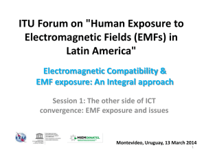 ITU Forum on &#34;Human Exposure to Electromagnetic Fields (EMFs) in Latin America&#34;