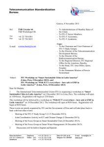 Telecommunication Standardization Bureau